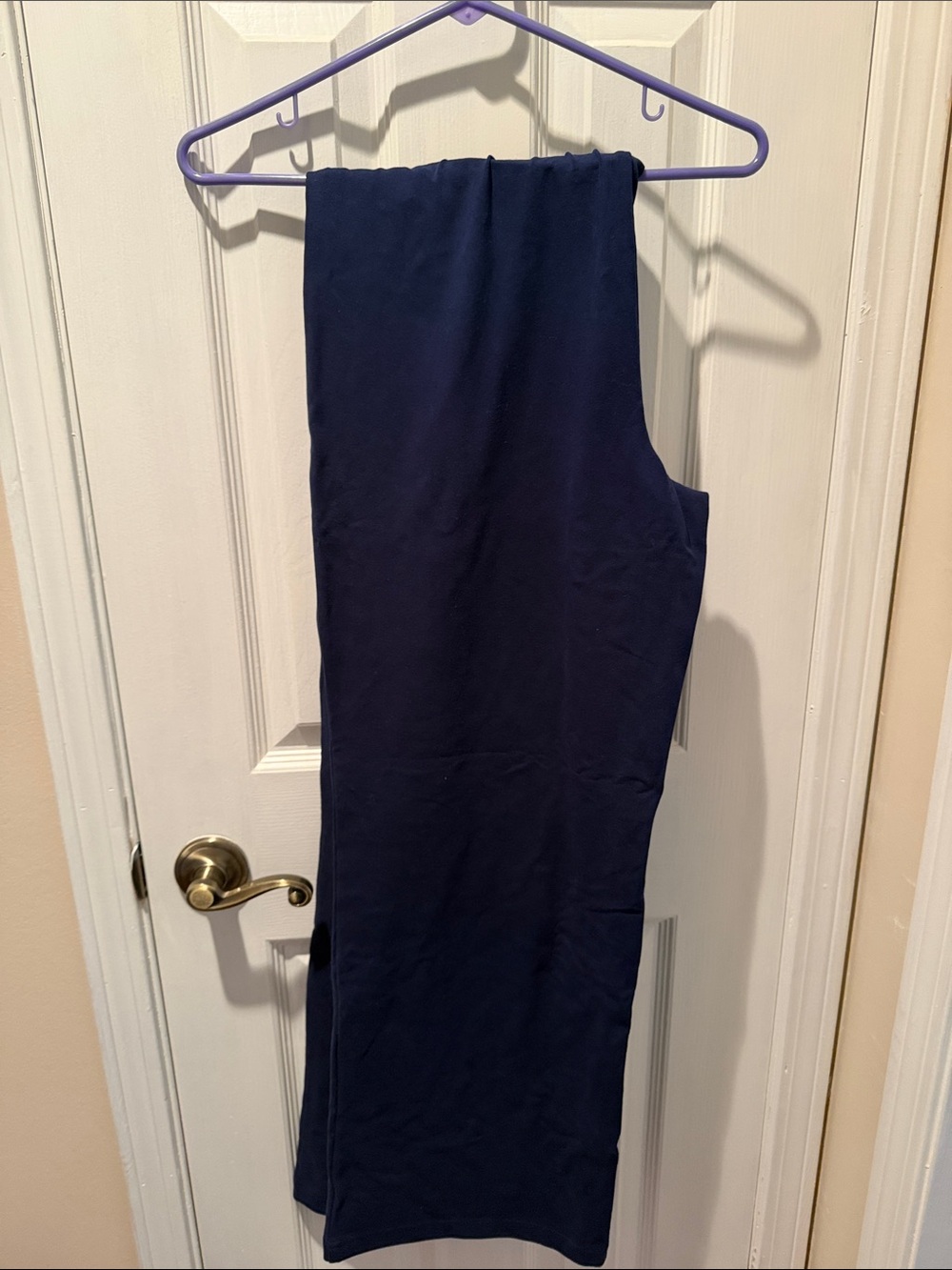 Lands' End Women's Starfish High Rise Pull On Wide Leg Pocket Pants